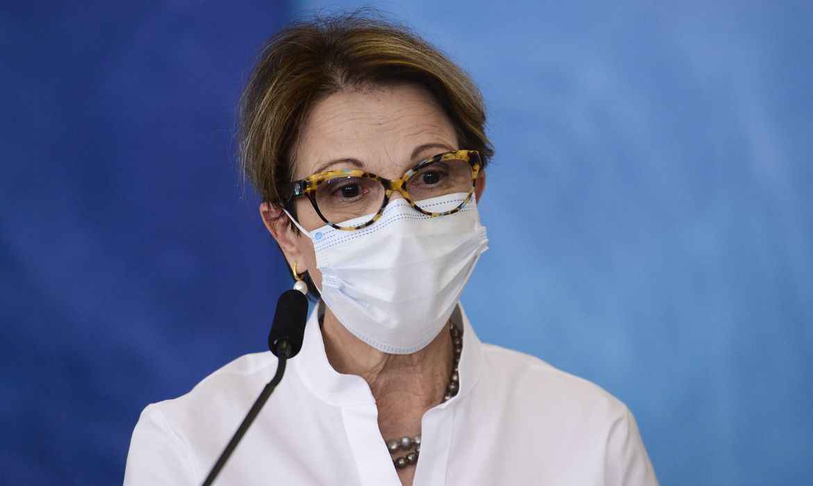 Tereza Cristina diz que quarta é seu último dia à frente da Agricultura - MARCELO CAMARGO/AGÊNCIA BRASIL