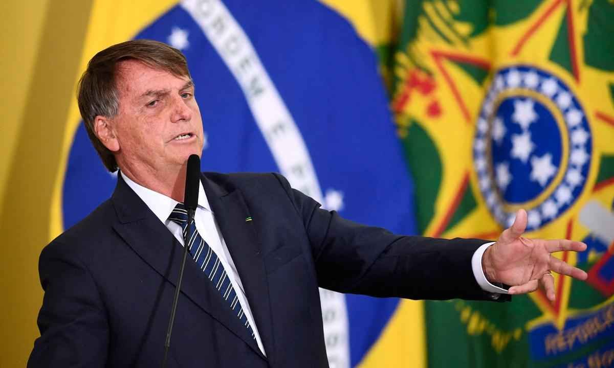 Bolsonaro pauta privatização da Petrobras em plena campanha eleitoral - EVARISTO SÁ/AFP