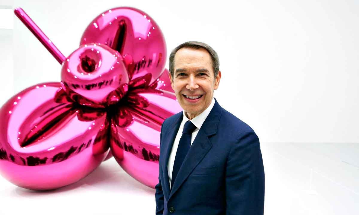 Jeff Koons vai mandar suas famosas (e caras) esculturas para a Lua - Patrick Baz/Qatar Museum/AFP/20/11/2021