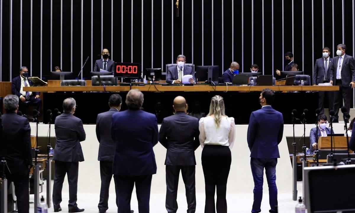 A provocação do deputado Daniel Silveira ao STF - Michel Jesus/Câmara dos Deputados - 19/2/21