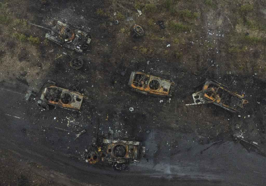 Rússia se retira do norte da Ucrânia após semanas de bombardeios devastadores - Ronaldo SCHEMIDT / AFP