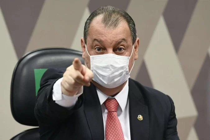 Senador Omar Aziz provoca Bolsonaro: 'Menino birrento' - Jefferson Rudy/Agência Senado
