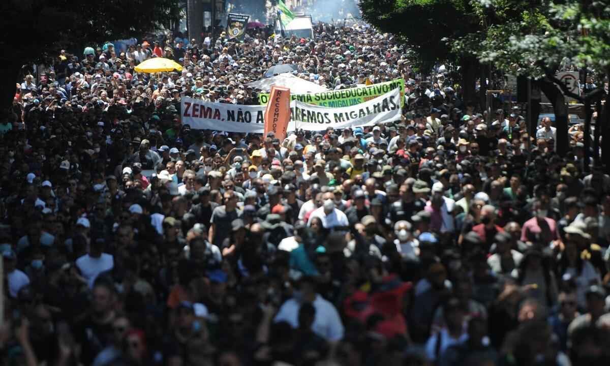 Análise do veto de Zema a reajustes extras deve avançar na segunda (11) - Leandro Couri/EM/D.A Press - 9/3/22