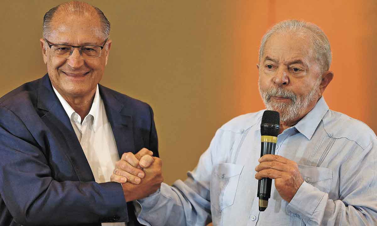 PSB indica Geraldo Alckmin para vice na chapa presidencial de Lula - FELIPE ARAÚJO/AFP