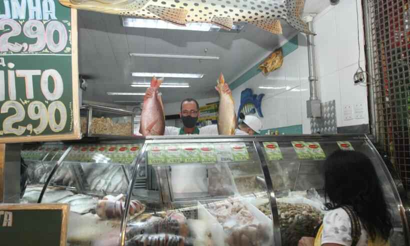 Bacalhau e tainha em queda enquanto preço de tilápia e camarão sobe na Grande BH - Jair Amaral/EM/D.A Press