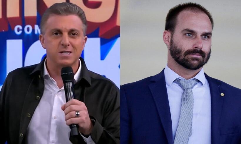 Após crítica de Huck, Eduardo Bolsonaro ataca: 'Insensibilidade mata' - Tv Globo/Reprodução
Câmara dos Deputados/Divulgação