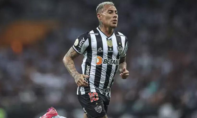 Atlético renova contrato com o atacante Eduardo Vargas até o fim de 2024 - 
foto: Pedro Souza/Atlético
