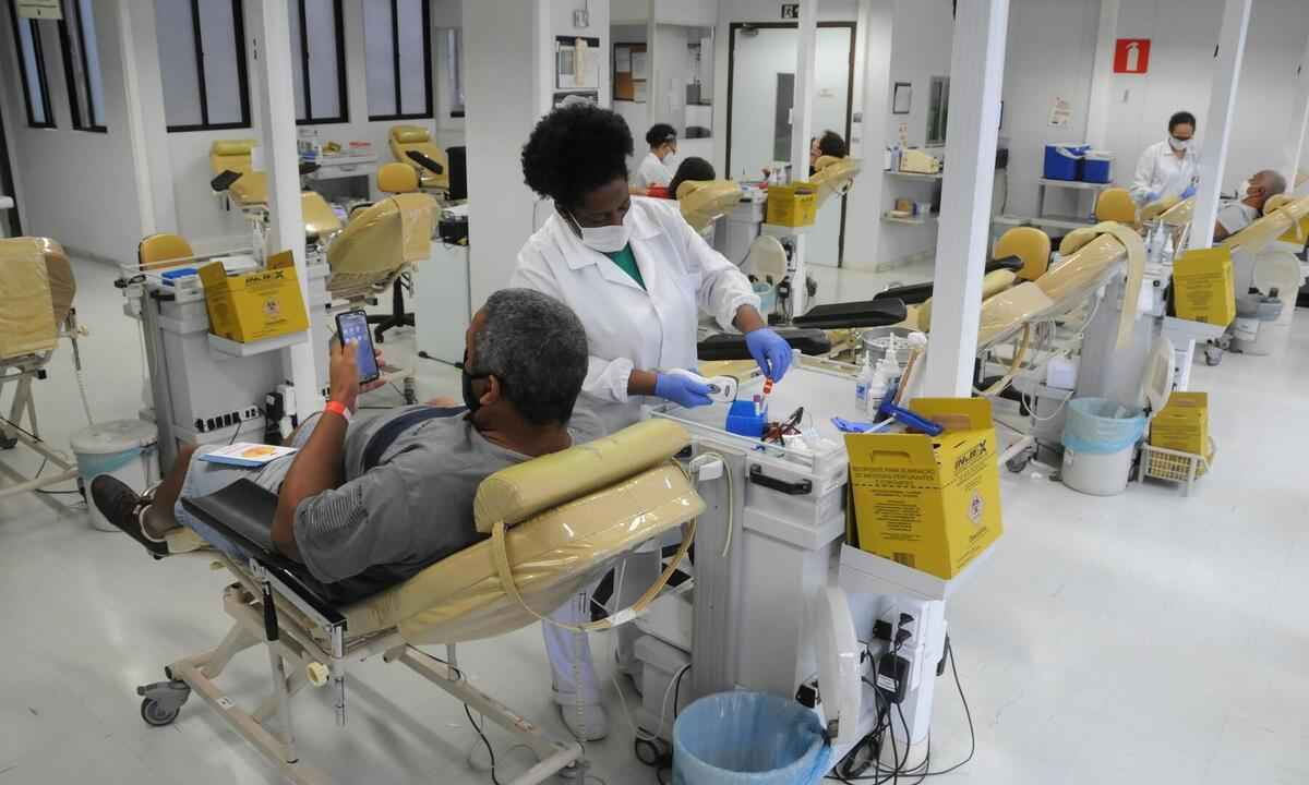 Veja os horários para doação de sangue no Hemominas durante a Semana Santa - Juarez Rodrigues/EM/D.A Press