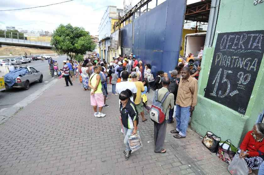 Distribuição de peixes no Bairro Bonfim é cancelada pela terceira vez - Juarez Rodrigues/EM/D.A Press (2017)