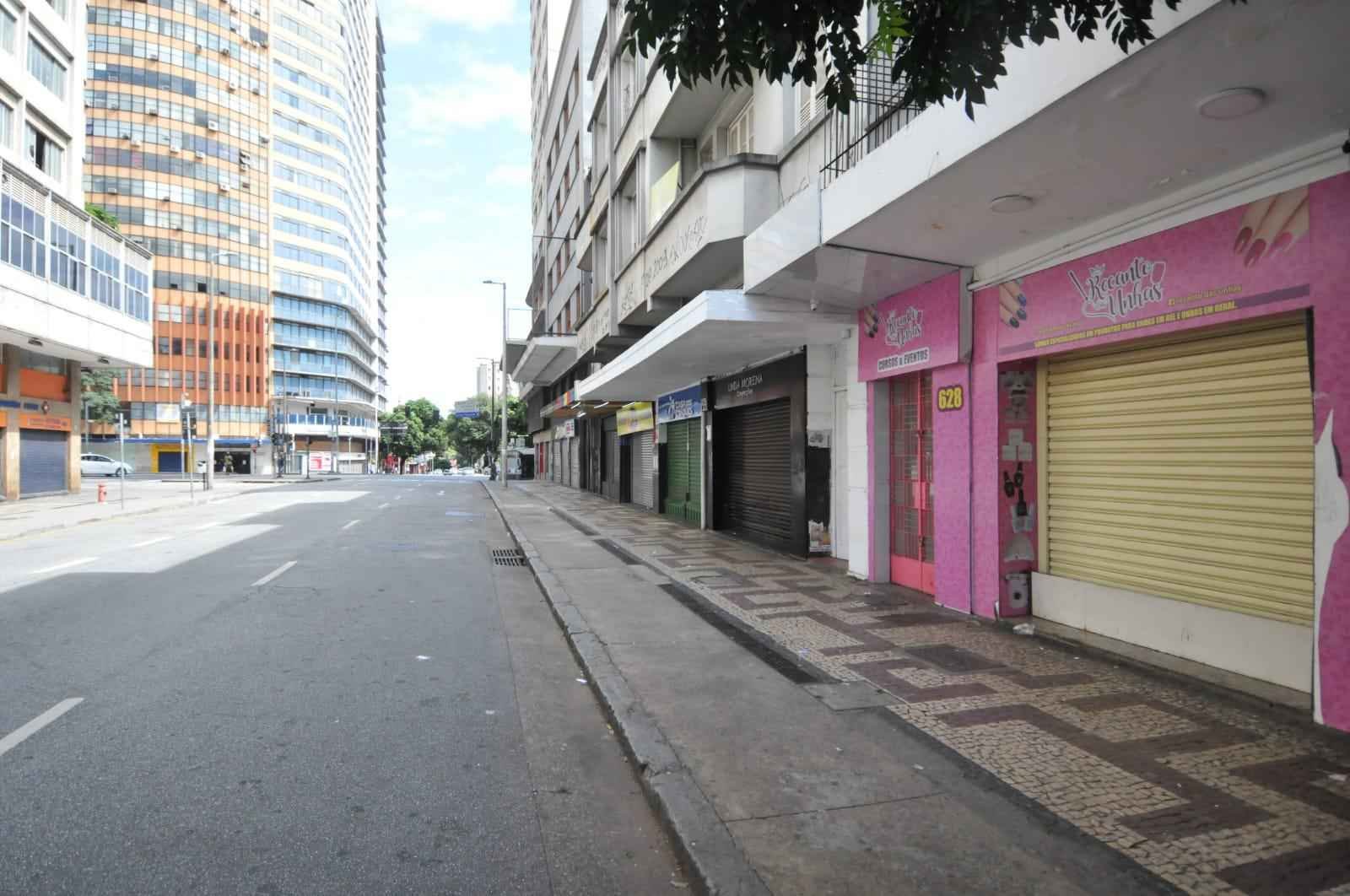 Maior parte do comércio do Centro de BH segue sindicato e não abre  - Gladyston Rodrigues/EM/DA Press