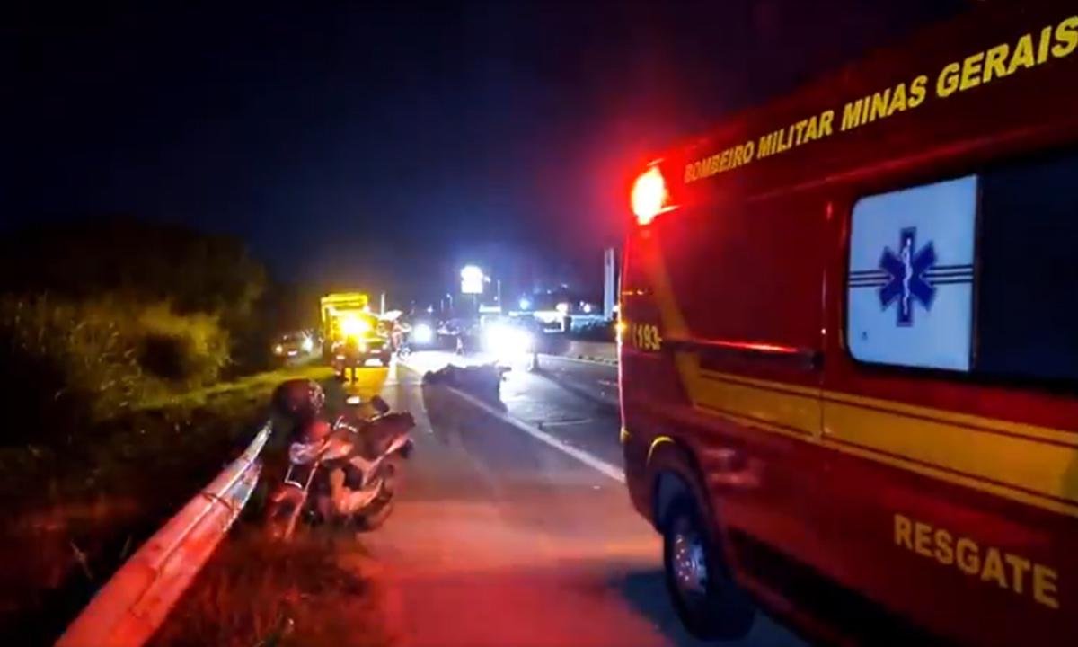 Acidente entre caminhão e duas motos mata casal em Uberaba - Boca no Trombone/Divulgação