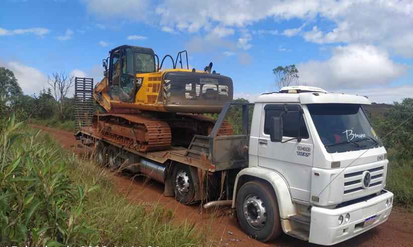 PM flagra quarta extração ilegal de minério de ferro em Brumadinho - PMMG