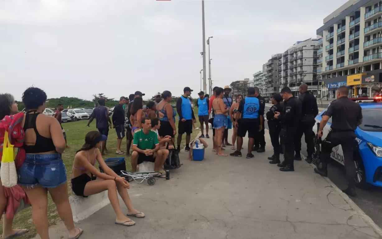 Mineiro é preso por injúria racial contra menina em praia de Cabo Frio - Guarda Municipal/Divulgação