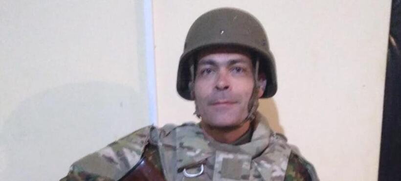 Mineiro chega à Ucrânia e treina para o combate contra os russos - Acervo pessoal