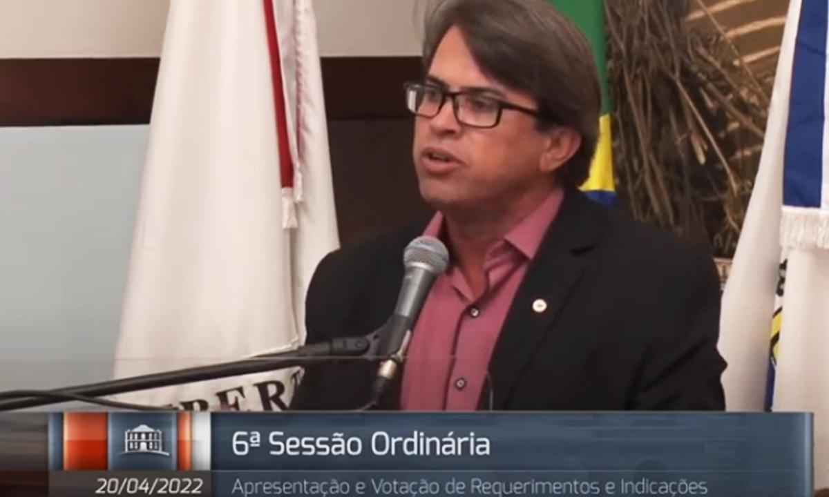 Vereador que pediu licença para ir a Beto Carrero: 'Dentista errou na data' - Câmara Municipal de Uberaba/Divulgação