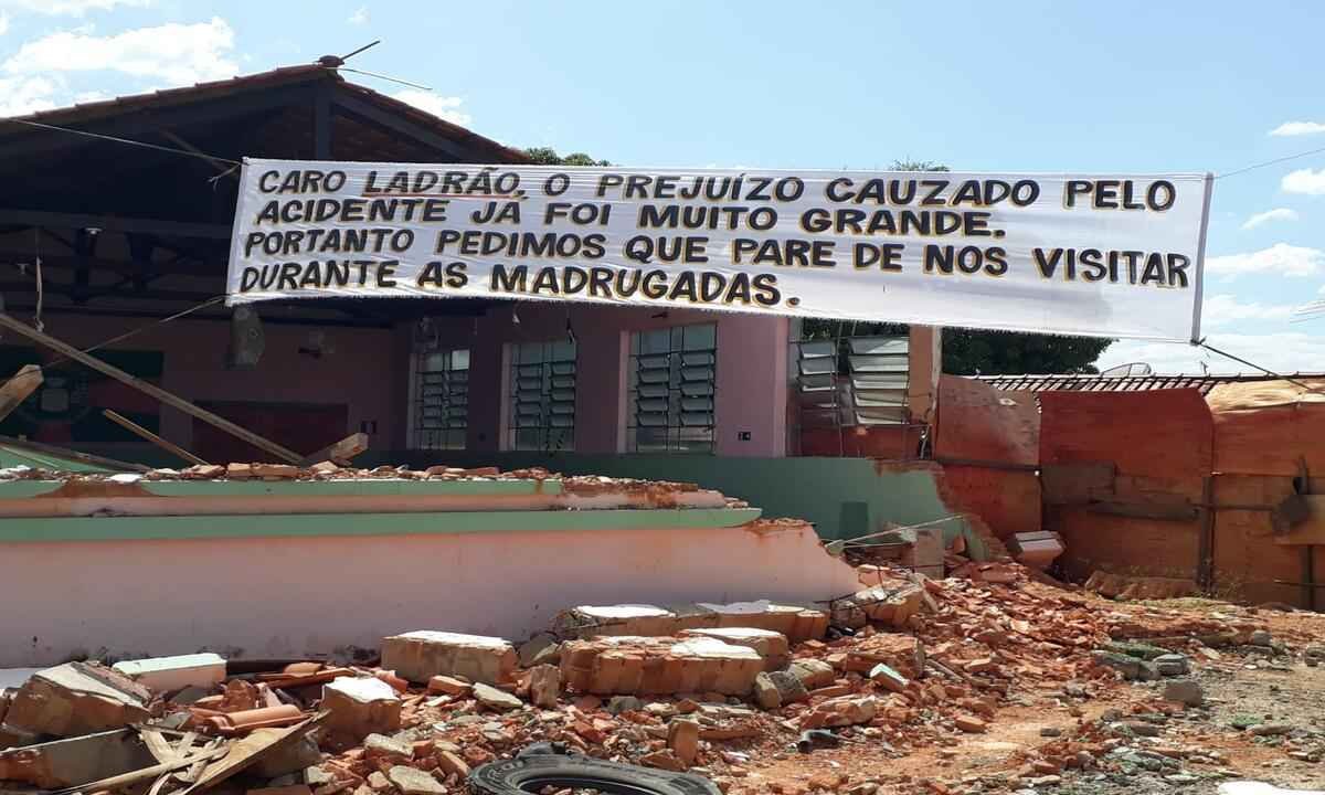 Direção de clube em Santa Luzia pede que bandidos não visitem mais o local - GUSTAVO WERNECK/EM/D.A PRESS
