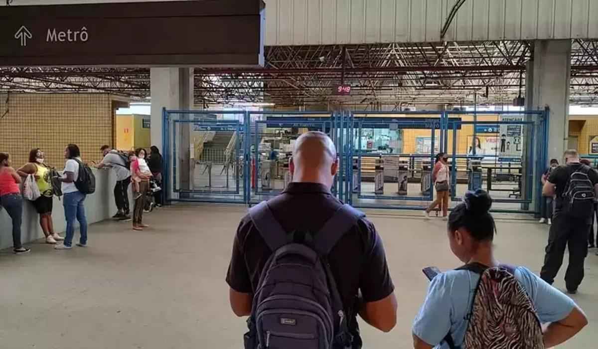 Metroviários farão assembleia nesta quarta (27); greve chega ao 38º dia  - Jair Amaral/EM/D.A Press