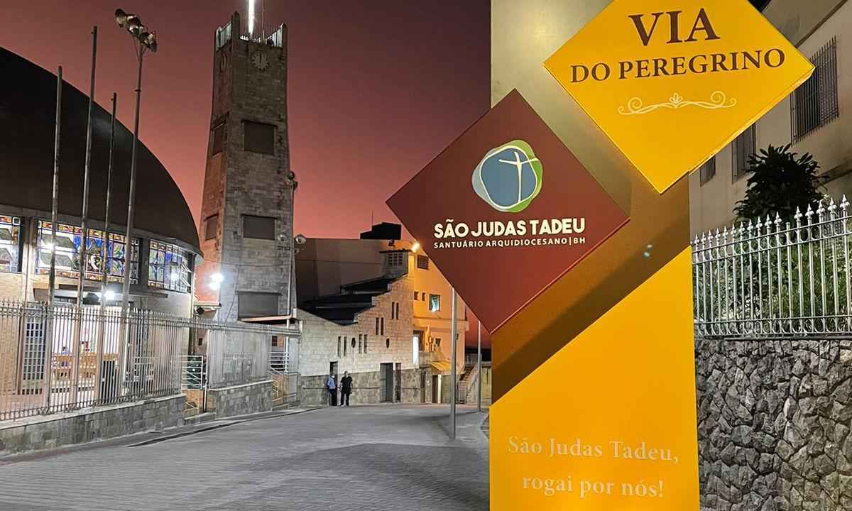 Santuário Arquidiocesano, em BH, inaugura a Via do Peregrino - SANTUÁRIO ARQUIDIOCESANO SÃO JUDAS TADEU/DIVULGAÇÃO