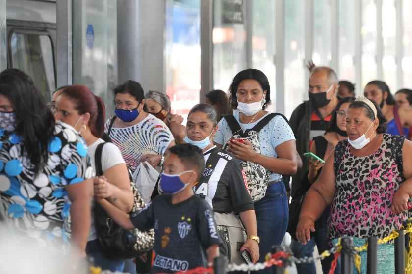 Publicado decreto que desobriga o uso de máscaras em locais fechados de BH - Gladyston Rodrigues/EM/D.A Press