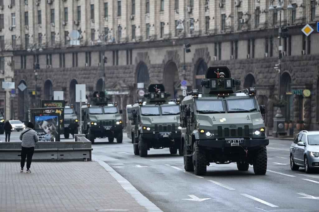 Kiev é alvo de bombardeios russos durante visita do secretário-geral da ONU - Daniel LEAL / AFP.