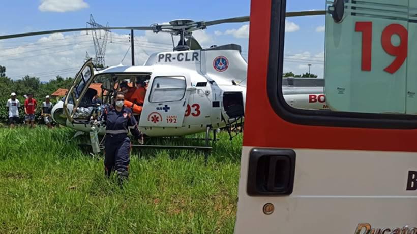Helicóptero Arcanjo completa 6 anos com 1,2 mil atendimentos no Sul de MG - Cissul Samu/Divulgação
