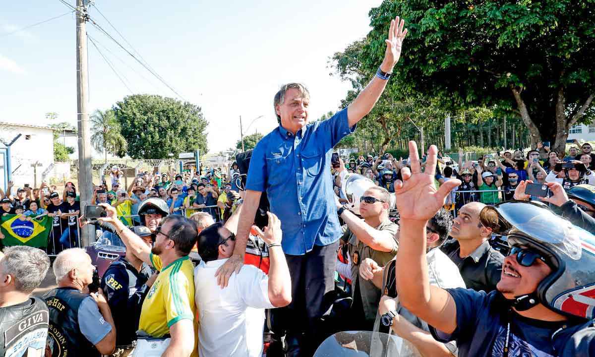 Bolsonaro é 'mineiro' e falou da pandemia e das manifestações - Alan Santos/PR