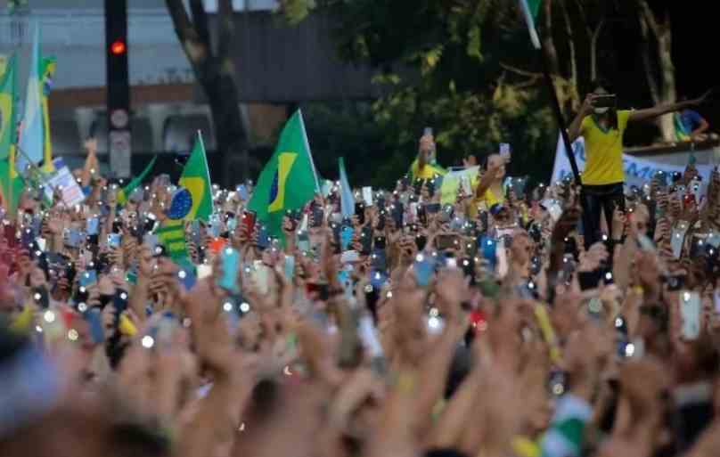 1º de Maio: atos marcam o retorno das manifestações após a pandemia - Paulo Lopes/AFP