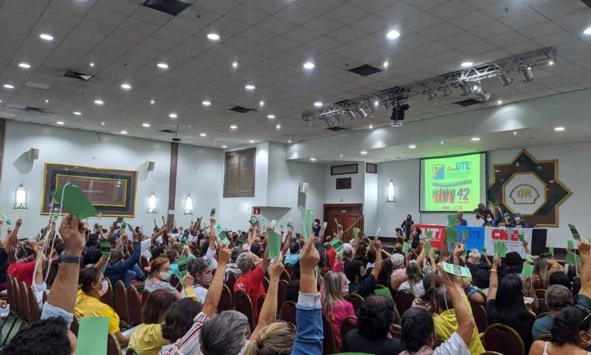 Professores e servidores da rede estadual de MG paralisam nesta sexta (6/5) - SindUTE-MG/Reprodução 