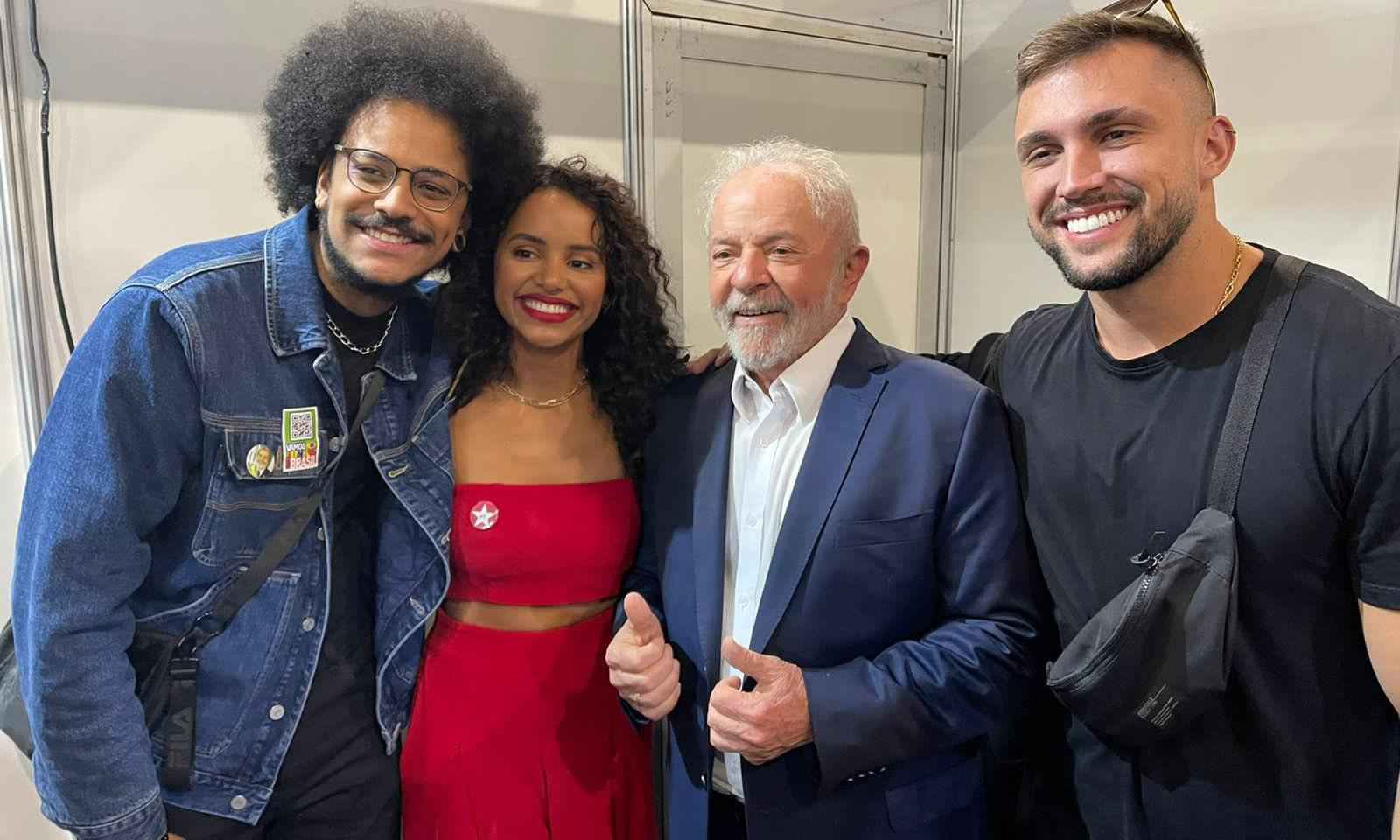 Ex- BBBs participam de lançamento da pré-campanha de Lula - Reprodução/ Redes Sociais