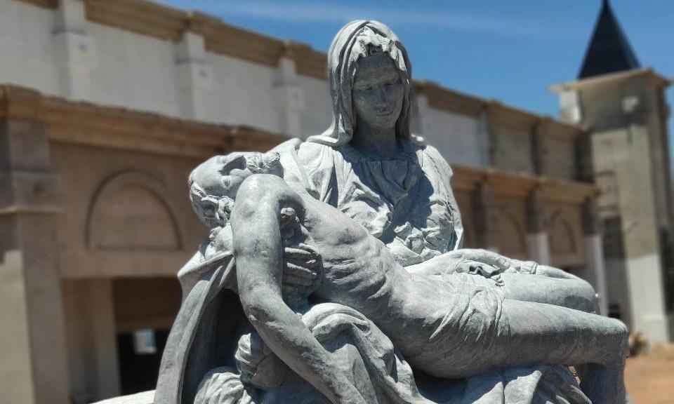 Escultura de 7 toneladas é a novidade da inauguração de Santuário em Minas - Santuário de Santa Rita de Cássia