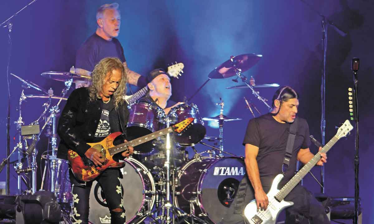 Metallica encerra turnê no  país com show em BH nesta quinta no Mineirão - Ethan Miller/Getty Images/AFP