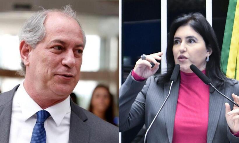 Ciro Gomes acena para Simone Tebet como vice - SERGIO LIMA/AFP
Waldemir Barreto/Agência Senado
