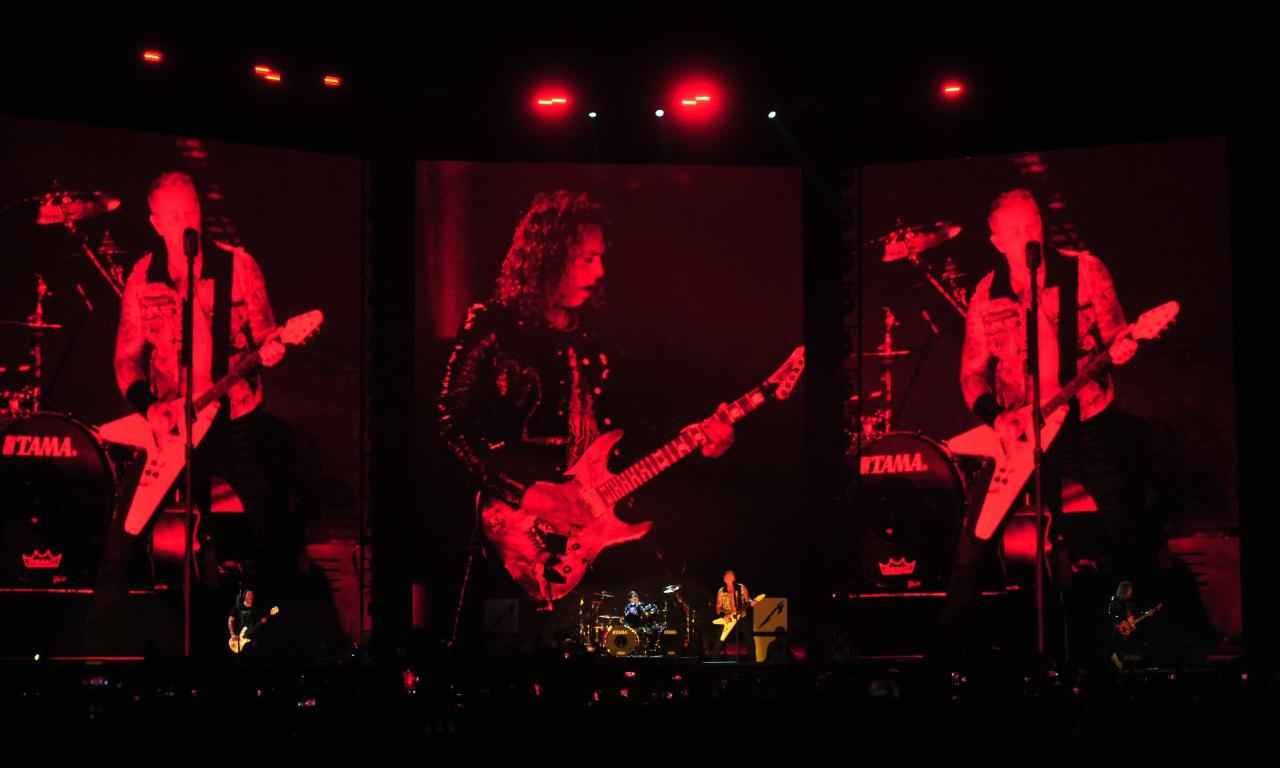Show do Metallica em BH: fãs vão ao delírio com clássicos do heavy metal - Alexandre Guzanshe/EM/D.A press