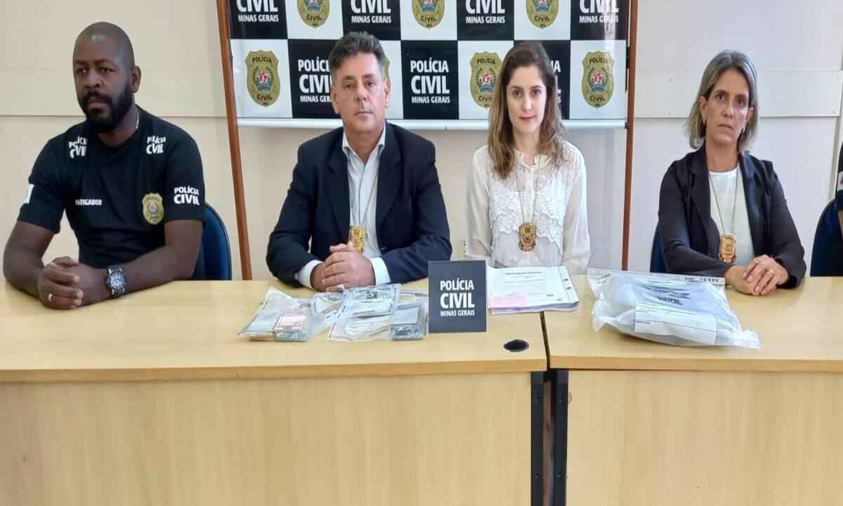 Estelionatário é preso em flagrante em hotel de luxo na Savassi - PCMG/Divulgação
