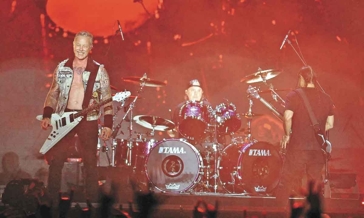 Show do Metallica em BH fez valer os dois anos de espera - Alexandre Guzanshe/EM/D.A Press