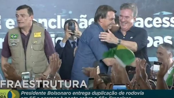 Bolsonaro critica velha política ao lado de Collor - Tv Brasil/Reprodução