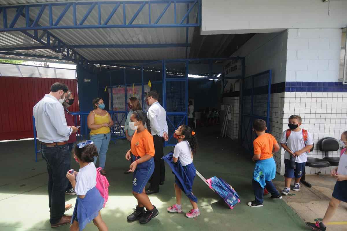 Prefeitura de BH divulga edital para oferta de reforço escolar pós-pandemia - Leandro Couri/EM/D.A Press