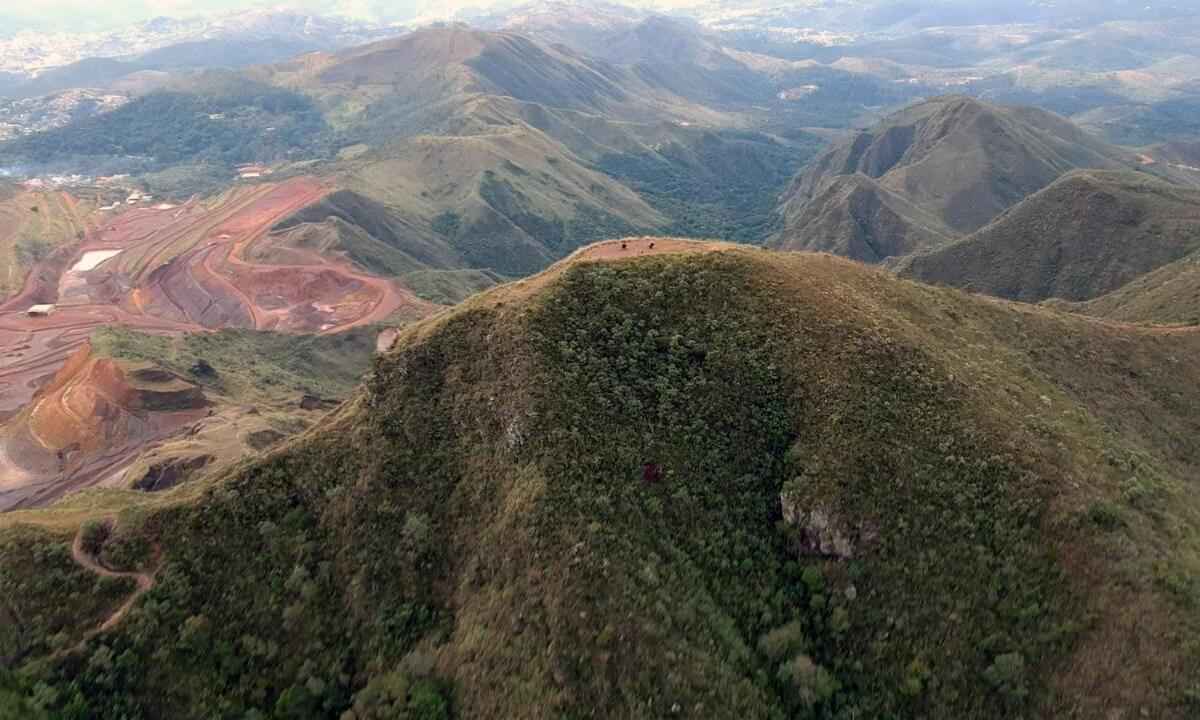 Serra do Curral: PBH diz que Pico Belo Horizonte pode cair com mineração - Mateus Parreiras/EM/DA Press