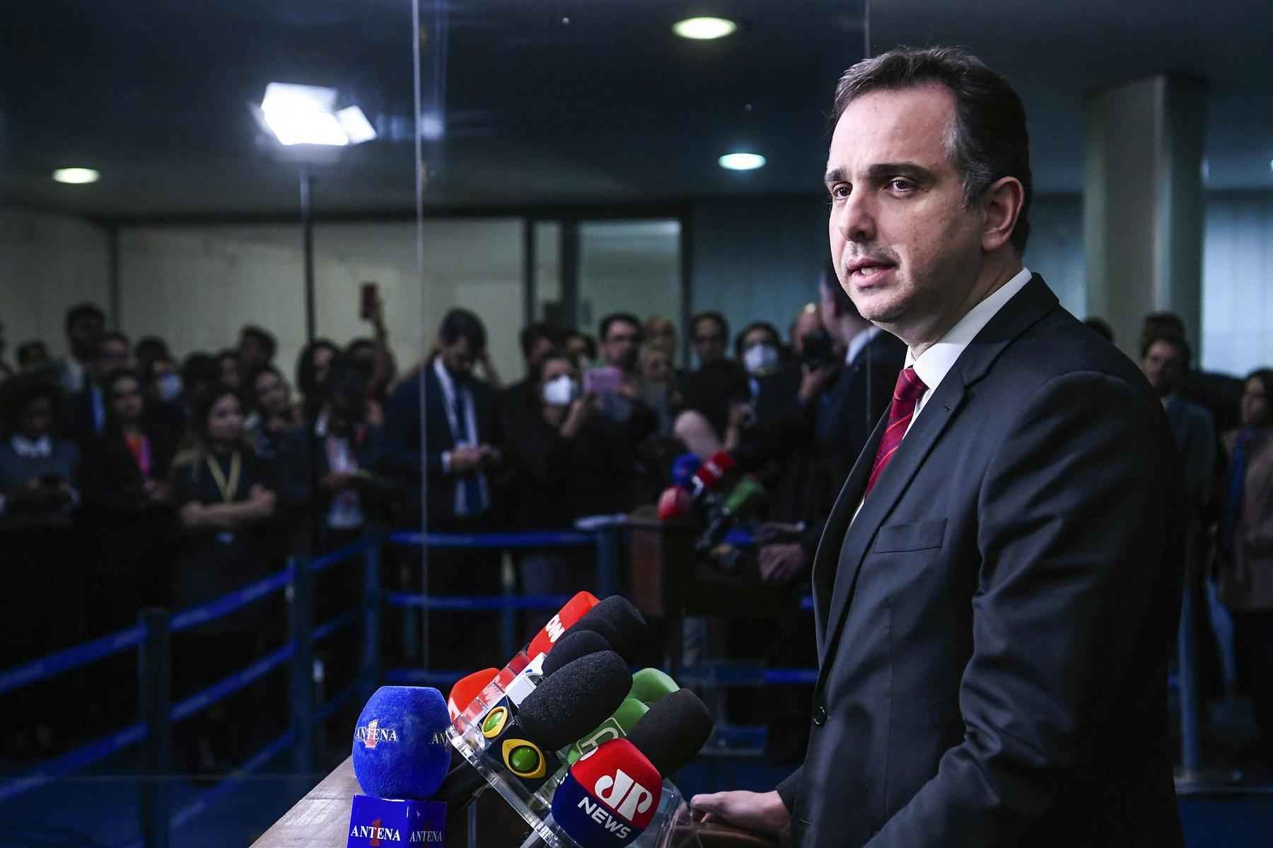 Pacheco sobre democracia: 'Não se faz sem o respeito ao Judiciário' - Pedro Gontijo/Senado Federal