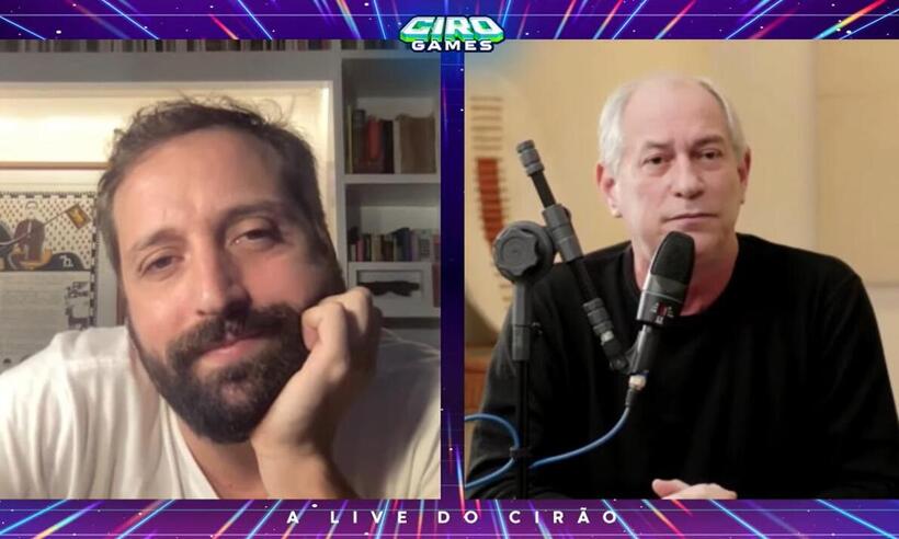 Ciro e Gregório discutem em live: 'Para você, tudo é Lula' - Reprodução/Youtube