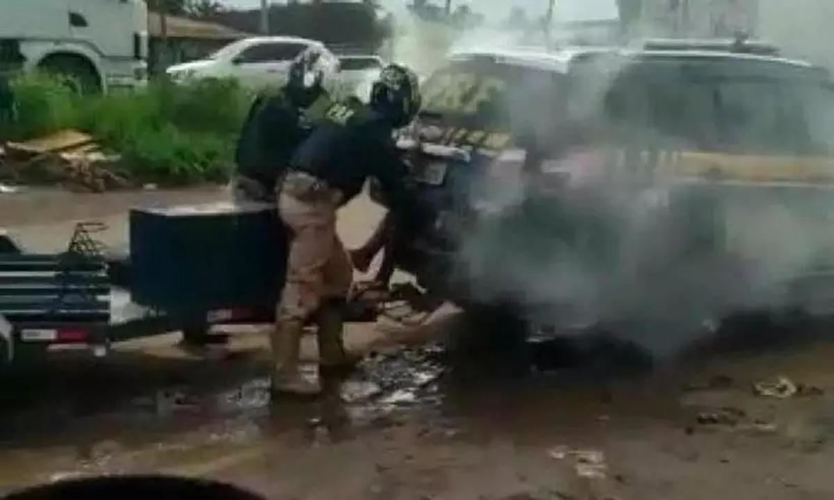 Policiais envolvidos em abordagem violenta com morte são afastados - Reprodução/Redes Sociais