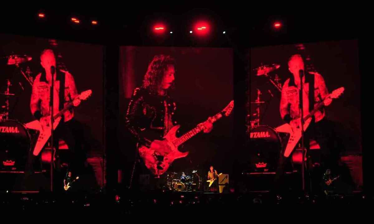 Show do Metallica em BH: música da apresentação vira vídeo oficial da banda - Alexandre Guzanshe/EM/D.A press