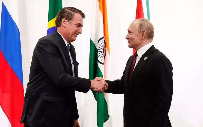 Putin manifesta pesar a Bolsonaro por Pernambuco: 'Desastre generalizado' - Alan Santos/PR