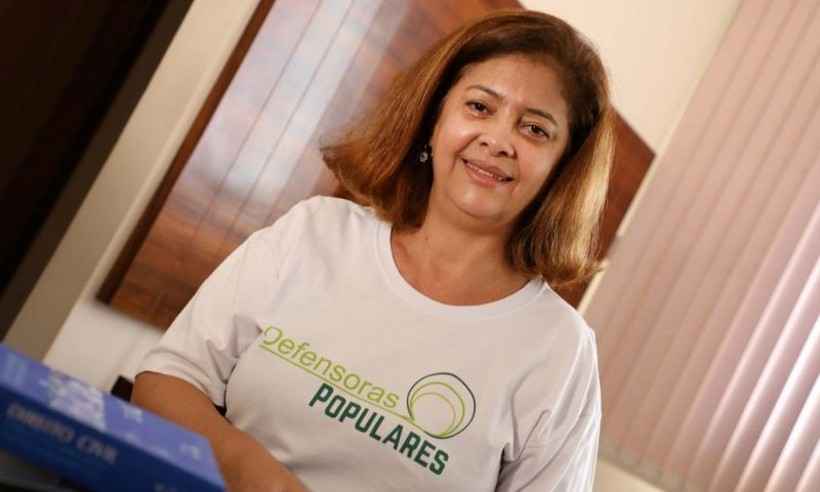 A defensora popular que atua auxiliando a comunidade de Venda Nova - Marcelo Sant'Anna/Divulgação