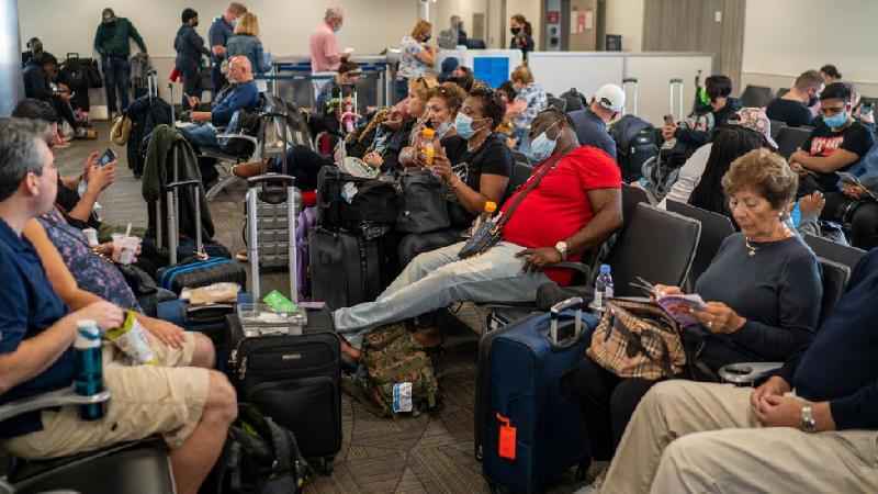 Sala de embarque no Aeroporto Internacional de Fort Lauderdale-Hollywood -  (crédito: Getty Images)