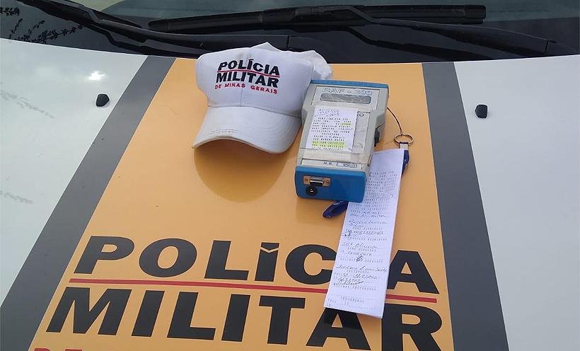 Homem é preso duas vezes na madrugada por pilotar moto embriagado - PMMG/Divulgação