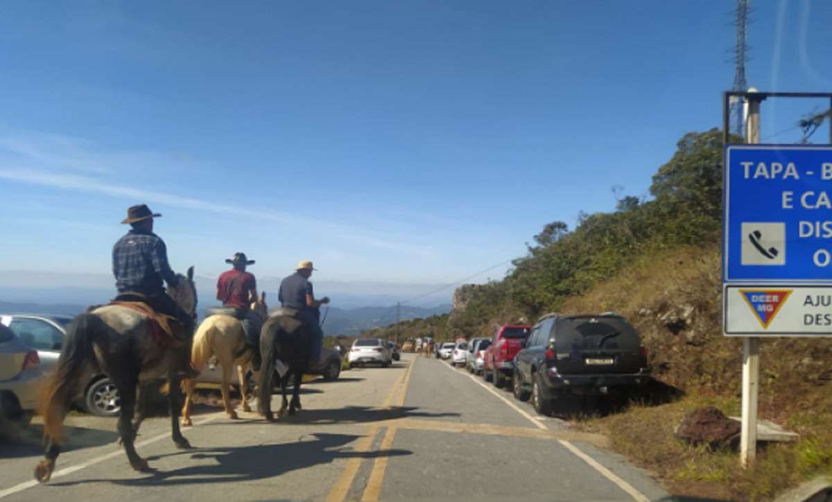 Santuário de Caeté relata vandalismo após fim de cobrança de pedágio - Arquidiocese de BH/Divulgação