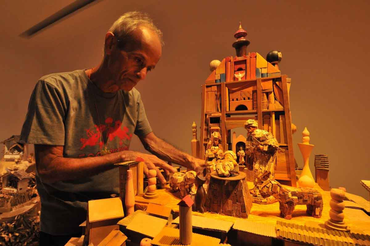 Leo Piló leva sua arte à histórica Mariana - Marcos Vieira/EM/D.A Press