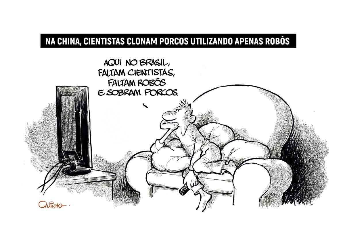 Na China, cientistas clonam porcos utilizando robôs