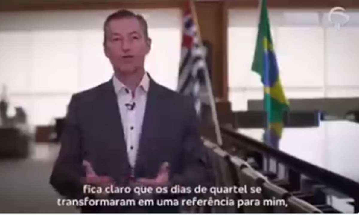 Vídeo: presidente do Bradesco elogia Exército brasileiro - Reprodução